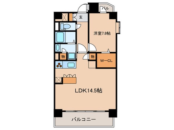 ラド－ニ清水の物件間取画像